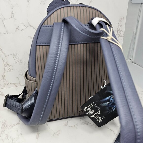 NWT RARE Loungefly Tim Burton's Corpse Bride Victor Scraps Mini Backpack - Picture 3 of 6